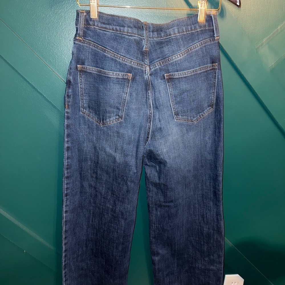 Banana Republic Dark Blue Straight Jeans - Picture 6 of 9